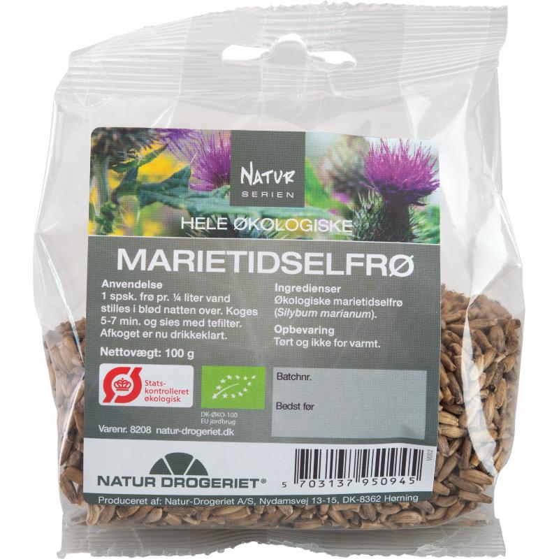 Milk thistle seeds, whole 100 g Organic